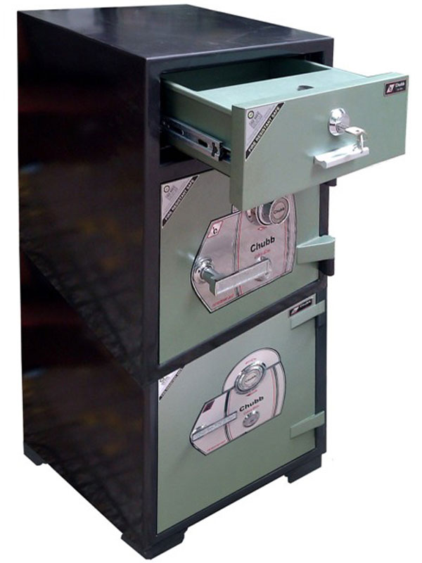 Két sắt Chubb 3 tầng có khe bỏ tiền CBPD-140C